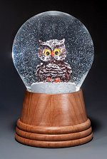 Little Owl<br>Vienna Snow Globe